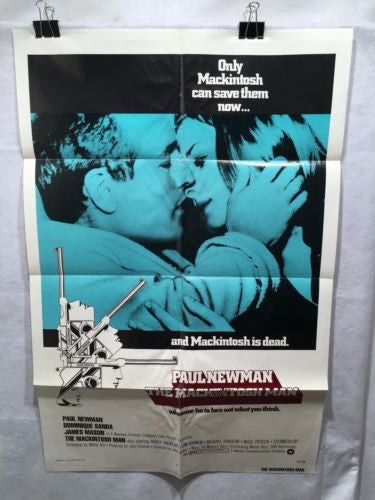 Original 1973 "The Mackintosh Man" 1 Sheet Movie Poster 27x 41" Paul Newman   - TvMovieCards.com