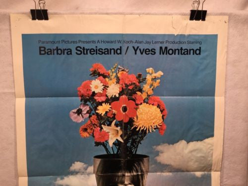 Original 1970 "On a Clear Day You Can See Forever" 1 Sheet Movie Poster 27x 41"   - TvMovieCards.com