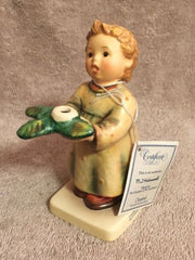 Goebel Hummel Figurine #439 "Gentle Glow" TMK6 Germany 5.25" Excellent Condition   - TvMovieCards.com