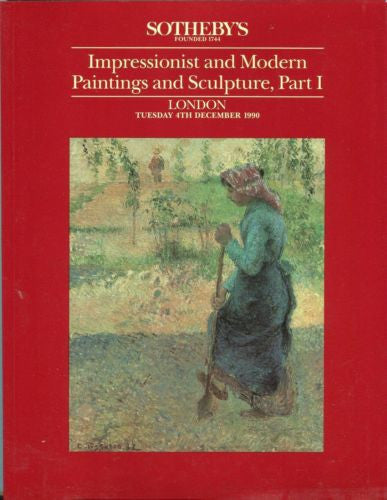 Sotheby's Auction Catalog December 4 - Impressionist Modern Painting Sculpture   - TvMovieCards.com