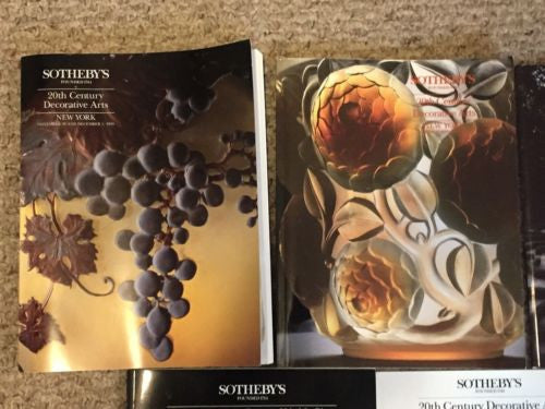 (5) Sotheby's Auction Catalog Lot 20th Century Decorate Arts Garden Estate   - TvMovieCards.com