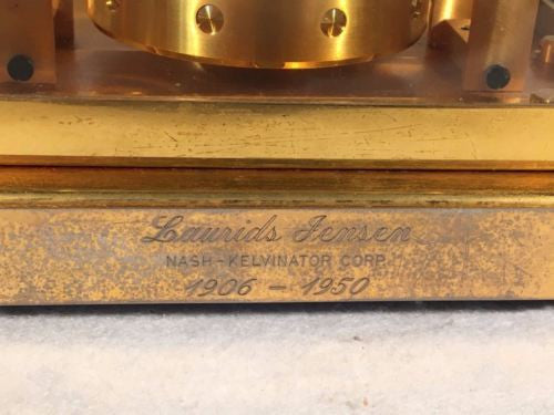 1950 Vintage Jaeger LeCoultre ATMOS 519 Swiss Mantle Clock Nash Motor Co   - TvMovieCards.com