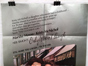 Original 1981 "Only When I Laugh" 1 Sheet Movie Poster 27"x 41" Marsha Mason   - TvMovieCards.com