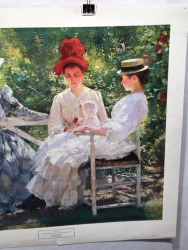 Three Sisters - A Study in June Sunlight - Edmund C Tarbell NYGS 33x30 Print   - TvMovieCards.com