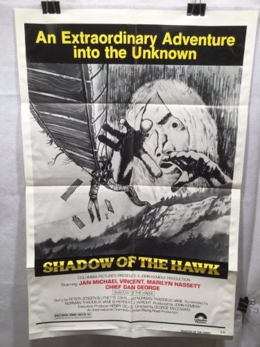 Original 1976 "Shadow of the Hawk" 1 Sheet Movie Poster 27"x 41"   - TvMovieCards.com