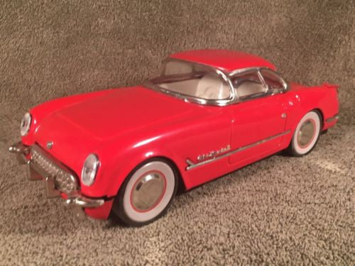 New Toy MF-316 China 1:18 Red 1953 CHEVROLET CORVETTE Coupe Tin Friction   - TvMovieCards.com