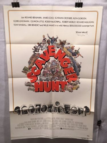 Original 1979 "Scavenger Hunt" 1 Sheet Movie Poster 27"x 41"   - TvMovieCards.com