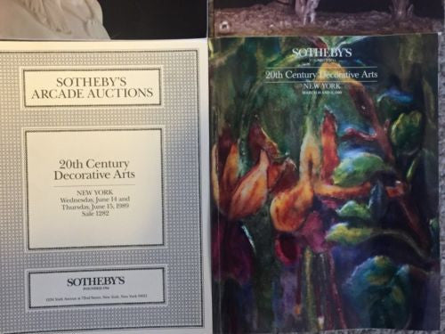 (6) Sotheby's Auction Catalog Lot Sculpture Decorative Arts American Silver   - TvMovieCards.com
