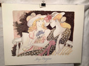Les Confidences- Serge Marjisse - Lithograph Art Print Poster 25.5 x 19.5   - TvMovieCards.com