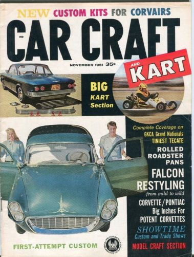 1961 November Car Craft Magazine Back Issue - GKCA Grand Nationals   - TvMovieCards.com