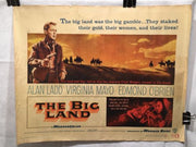 Original 1957 The Big Land Half Sheet Movie Poster 22 x 28 Edmond O'Brien Ladd   - TvMovieCards.com