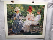 Three Sisters - A Study in June Sunlight - Edmund C Tarbell NYGS 33x30 Print   - TvMovieCards.com