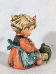 Goebel Hummel Figurine TMK6 #432 "Knit One Purl One" Artist Signed Unula Schmidt   - TvMovieCards.com