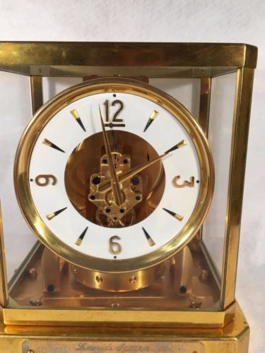 1950 Vintage Jaeger LeCoultre ATMOS 519 Swiss Mantle Clock Nash Motor Co   - TvMovieCards.com