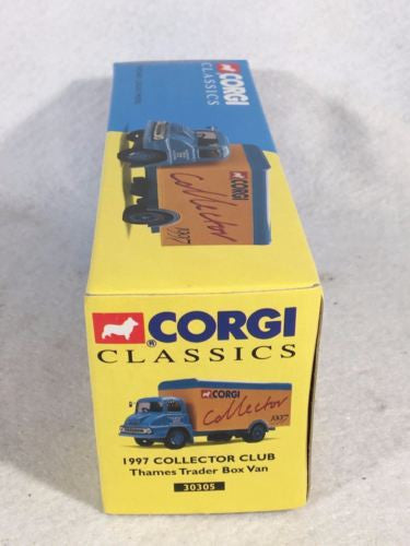 Corgi Classics Collector Club 1997 Diecast Car 30305 Thames Trader Box Van   - TvMovieCards.com