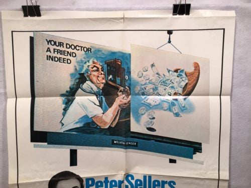 Original 1972 "Where does it hurt?" 1 Sheet Movie Poster 27"x 41" Peter Sellers   - TvMovieCards.com