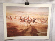 Vintage Western Indian Artwork William Nelson Signed Numbered 247/500   - TvMovieCards.com