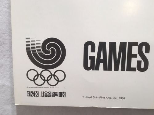 1988 Original Seoul Olympics Jose Luis Cuevas "Coloso" Poster   - TvMovieCards.com