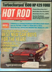 1971 September Hot Rod Magazine March Back Issue - Turbocharged 1500 HP 429 Ford   - TvMovieCards.com