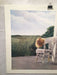 Vintage Tom Mielko - Sun Hat On White Wicker Chair Print Signed Numbered 277/295   - TvMovieCards.com