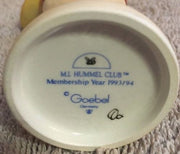 Goebel Hummel Figurine TMK7 549 3/0 "A Sweet Offering" Hummel Club 3.5"   - TvMovieCards.com