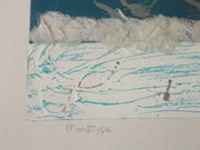 Kati Roberts Original Monotype Print Signed Abstract Modern   - TvMovieCards.com
