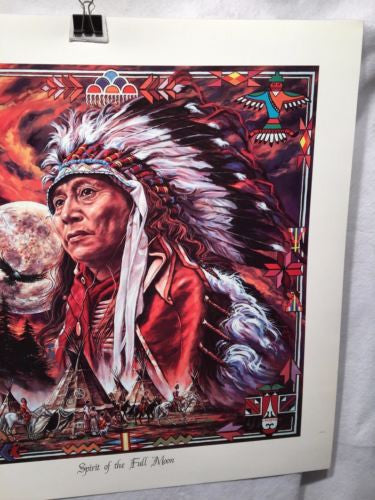 Spirit of the Full Moon (1993) - Bruce Lakofka Lithograph Poster 23 x 24   - TvMovieCards.com