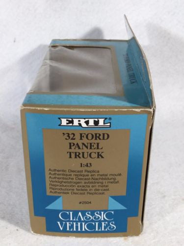 Ertl 1/43 Diecast Car '32 Ford Panel Truck Truck 2504 - Chicago Fire Dept   - TvMovieCards.com