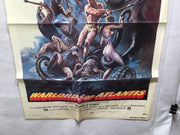 Original 1978 "Warlords of Atlantis"  1 Sheet Movie Poster 27"x 41" DOUG MCCLURE   - TvMovieCards.com