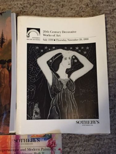(5) Sotheby's Auction Catalog Lot Art Modern Contemporary American Impressionist   - TvMovieCards.com