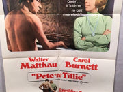 Original 1973 "Pete 'N' Tillie" 1 Sheet Movie Poster 27"x 41" Walter Matthau   - TvMovieCards.com