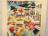 Dimitrie Berea 1908-1975 Lithograph Print - Seaside Cabana   - TvMovieCards.com
