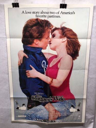 Original 1985 "Slugger's Wife 1 Sheet Movie Poster 27"x 41" Rebecca De Mornay   - TvMovieCards.com