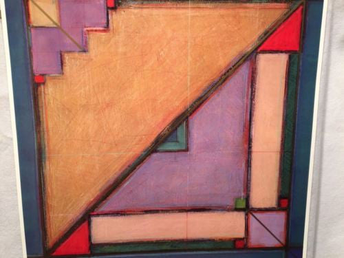 Gary Collins "Geo" Abstract Art Print GC041 1992 Artbeats 19.5 x 19.5 Poster   - TvMovieCards.com