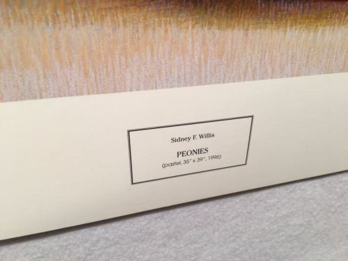 Vintage Sidney F. Willis Peonies - New York Graphic Print   - TvMovieCards.com
