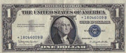 (2) 1957B* $1 Star Silver Certificate Fr 1621 Blue Seal Granahan / Dillon XF   - TvMovieCards.com