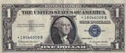 (2) 1957B* $1 Star Silver Certificate Fr 1621 Blue Seal Granahan / Dillon XF   - TvMovieCards.com