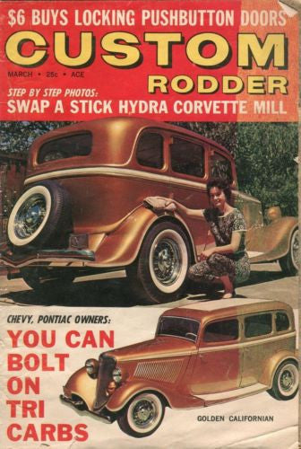 Custom Rodder Automotive Enthusiast Digest Magazine Golden Californian   - TvMovieCards.com