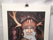 Vintage John Longendorfer "Stone Age" Lithograph Print Signed Numbered 189/275   - TvMovieCards.com
