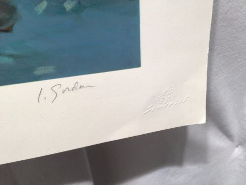 Vintage L. Gordon - Garden Of Melody Serigraph Print Signed Numbered 272/550   - TvMovieCards.com