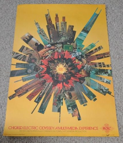 1972 Chicago Electric Odyssey Multimedia Experience Poster   - TvMovieCards.com