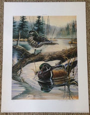 Original Michael Glenn Monroe Backwater Woodies Lithograph Print Number/Signed   - TvMovieCards.com