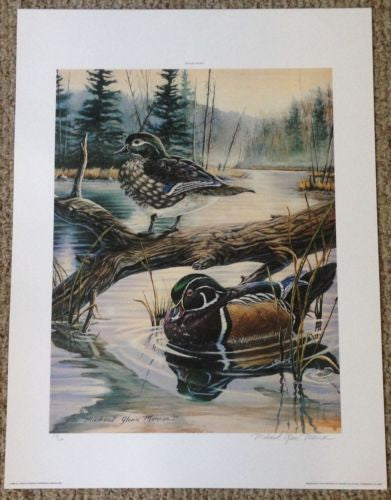 Original Michael Glenn Monroe Backwater Woodies Lithograph Print Number/Signed   - TvMovieCards.com