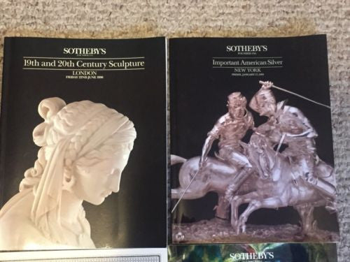 (6) Sotheby's Auction Catalog Lot Sculpture Decorative Arts American Silver   - TvMovieCards.com