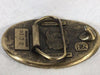 1980 Great American Buckle Company Brass Belt Buckle - Angry Bald Eagle   - TvMovieCards.com