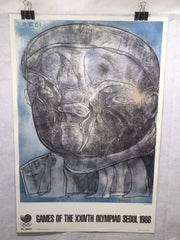 1988 Original Seoul Olympics Jose Luis Cuevas "Coloso" Poster   - TvMovieCards.com
