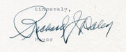 Richard J Daley Chicago Mayor Signature Letter November 14, 1972   - TvMovieCards.com