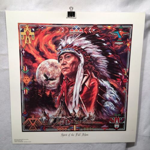 Spirit of the Full Moon (1993) - Bruce Lakofka Lithograph Poster 23 x 24   - TvMovieCards.com