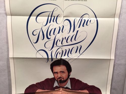 Original 1983 "The Man Who Loved Women" 1 Sheet Movie Poster 27"x 41"   - TvMovieCards.com