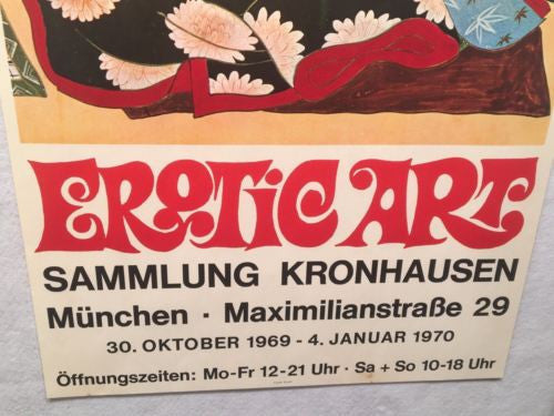 1969 Sammlung Kronhausen - Erotic Art - Munchen - Humanistische Union   - TvMovieCards.com